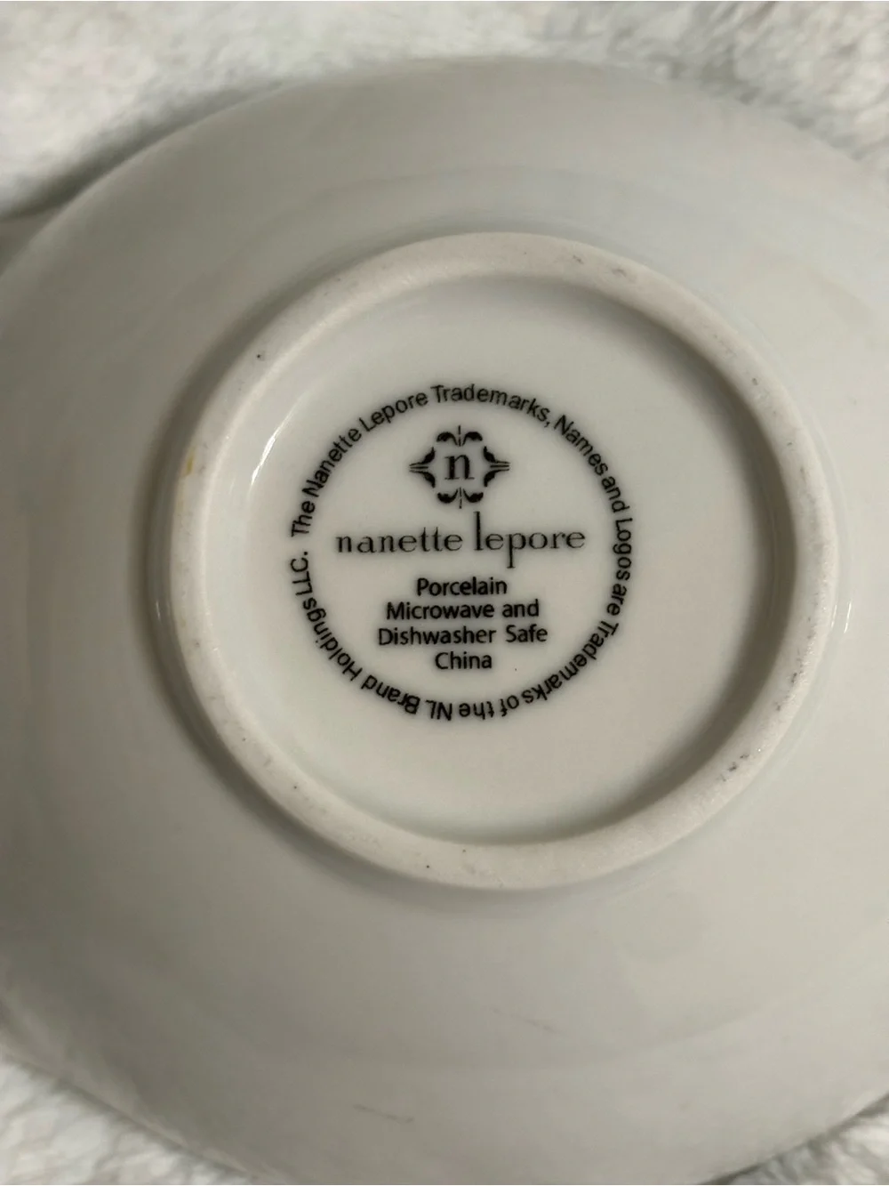 Nanette Lepore 3 Section Serving Dish Porcelain Appetizer Tray